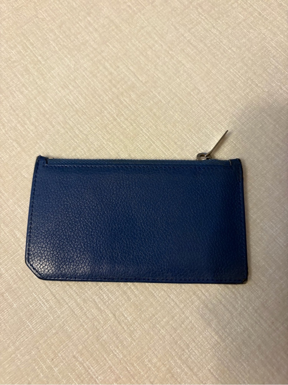 Saint Laurent Cobalt Blue Leather Card Wallet - Picture 2 of 6